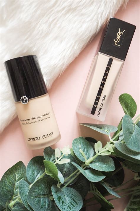 giorgio armani foundation vs ysl